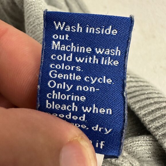 Apt 9 Womens Ribbed Long Sleeve Knit Sweater XL Sage Green Comfortable - Picture 5 of 5